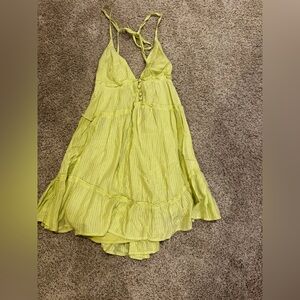 Urban Outfitters Lime Green strappy dress size XS